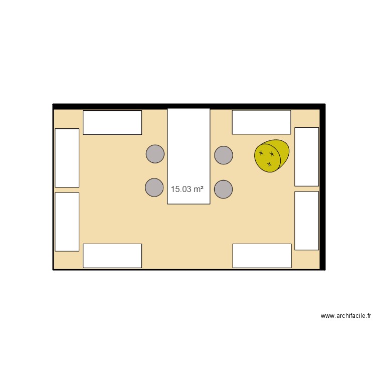 Arsène Paris salon RUSSIE. Plan de 0 pièce et 0 m2