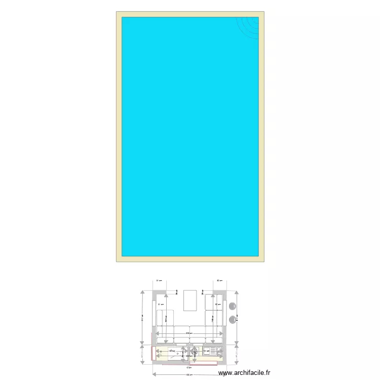 Epina Pool house. Plan de Epina Pool house. Plan de