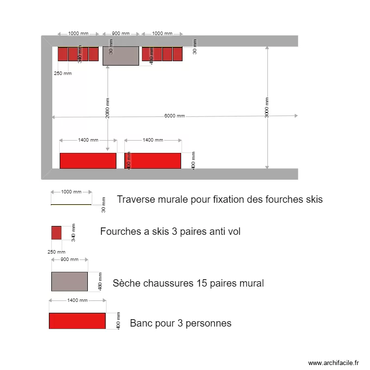Copropri&egrave;t&eacute; 8 logements (a). Plan de 