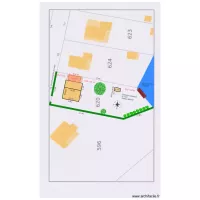 plan de masse 3D chalet 79 modifie