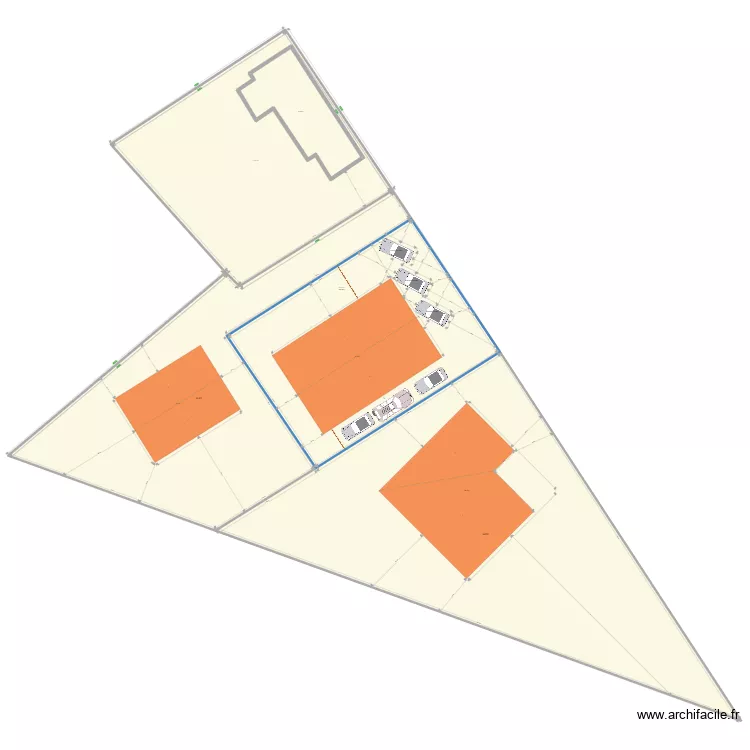 cadastre chessa  cr&egrave;che. Plan de 