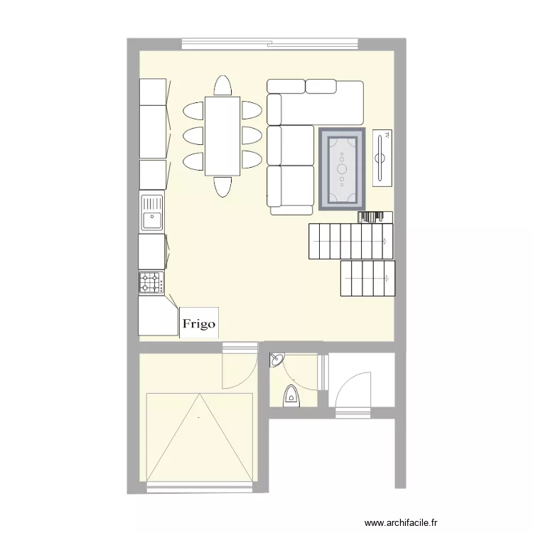 grande aux boix. Plan de 