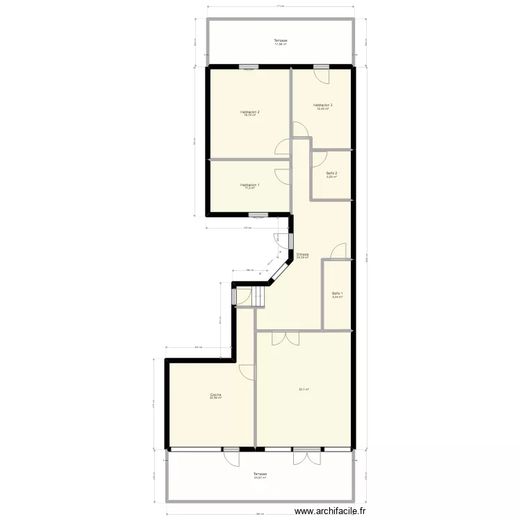 Planta Baja Cala Gamba. Plan de Planta Baja Cala Gamba. Plan de