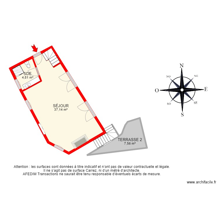 BI 13329 - . Plan de 21 pièces et 227 m2