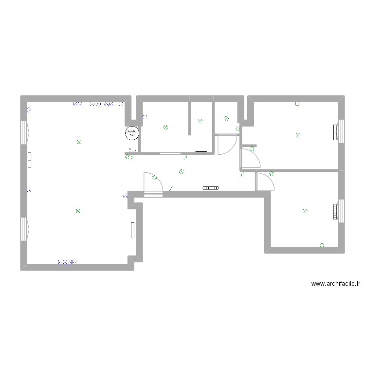 GG Raon. Plan de 0 pièce et 0 m2