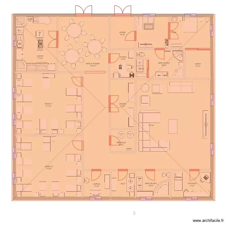 La Maion Alternative. Plan de 