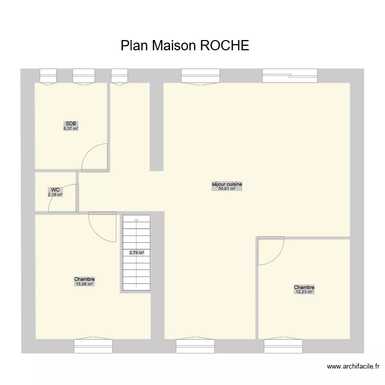 ROCHE Leigneux. Plan de ROCHE Leigneux. Plan de