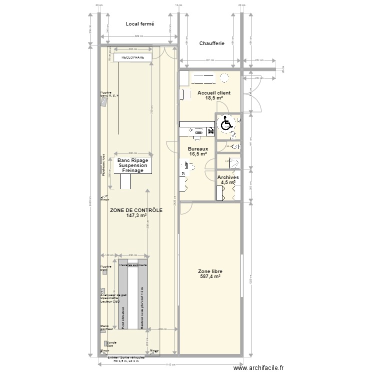 CCT VL  SOUFIANE 1. Plan de 8 pièces et 252 m2