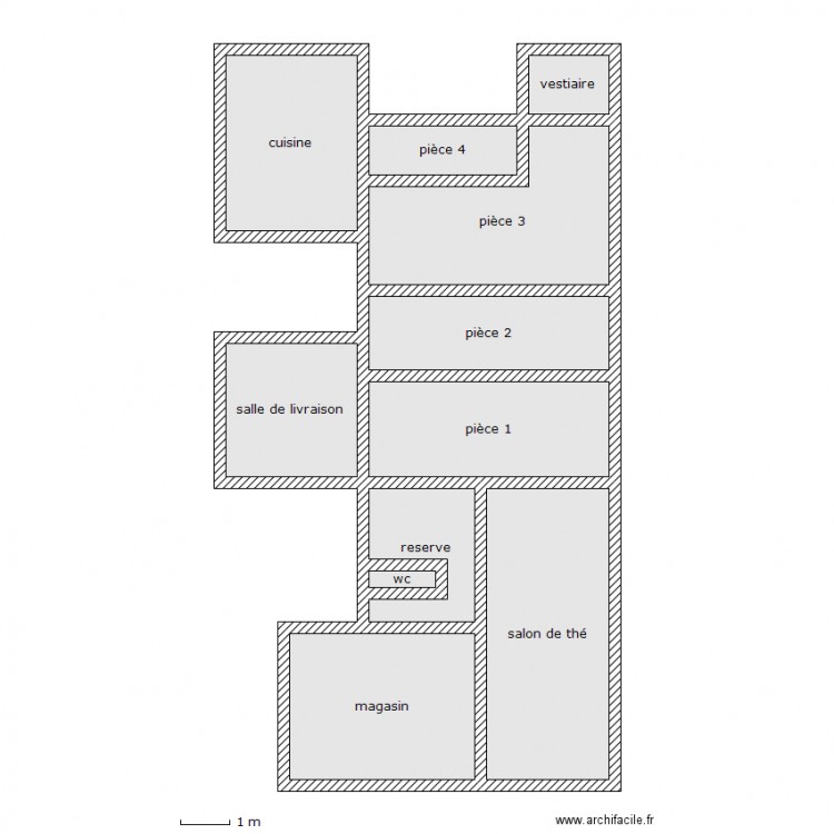 stenger patisserie. Plan de 0 pièce et 0 m2