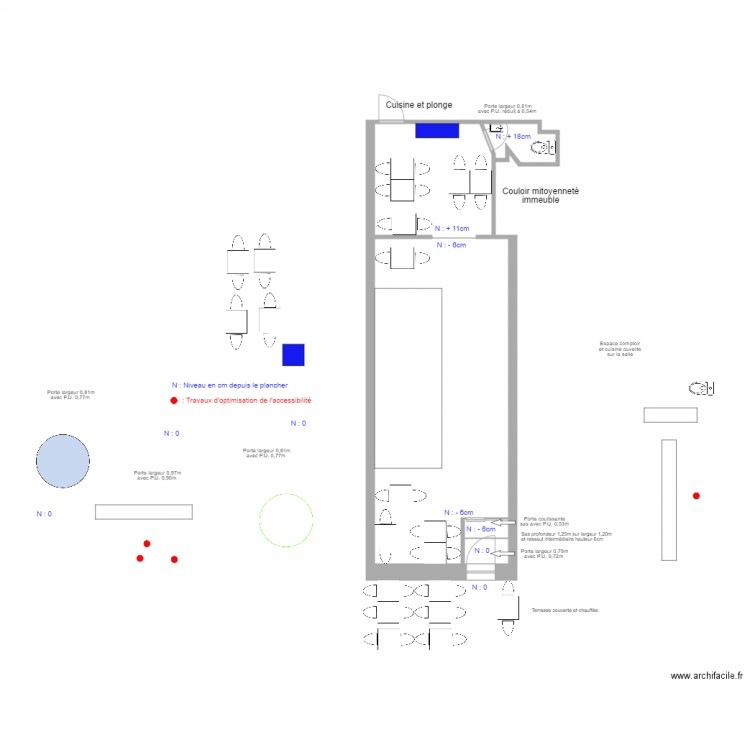 Restaurant Os ou Arête à Rennes. Plan de 0 pièce et 0 m2