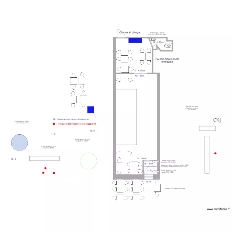 Restaurant Os ou Arête à Rennes. Plan de Restaurant Os ou Arête à Rennes. Plan de