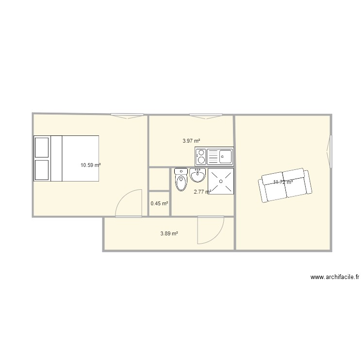 Blandan. Plan de 0 pièce et 0 m2