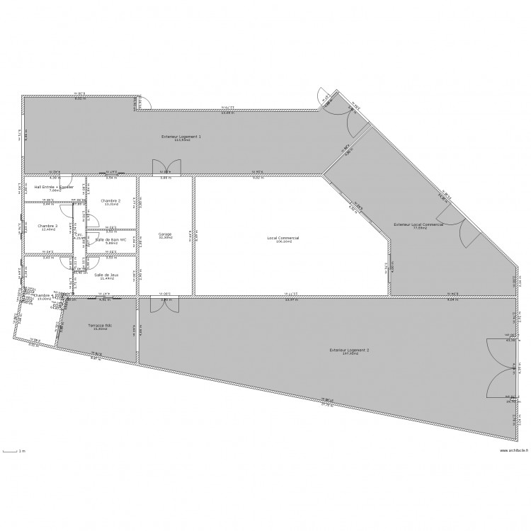 RDC Oller René A1/L1. Plan de 0 pièce et 0 m2