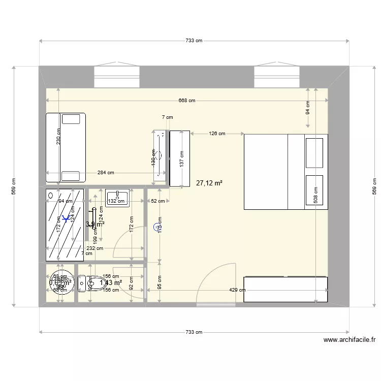 CH PLACE &eacute;. Plan de 