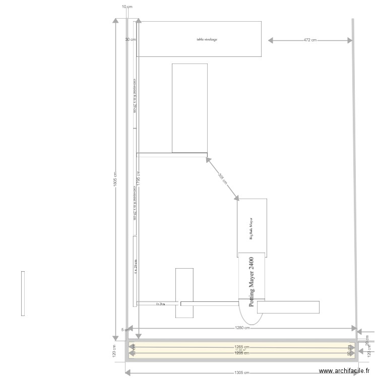 costil v2. Plan de 0 pièce et 0 m2