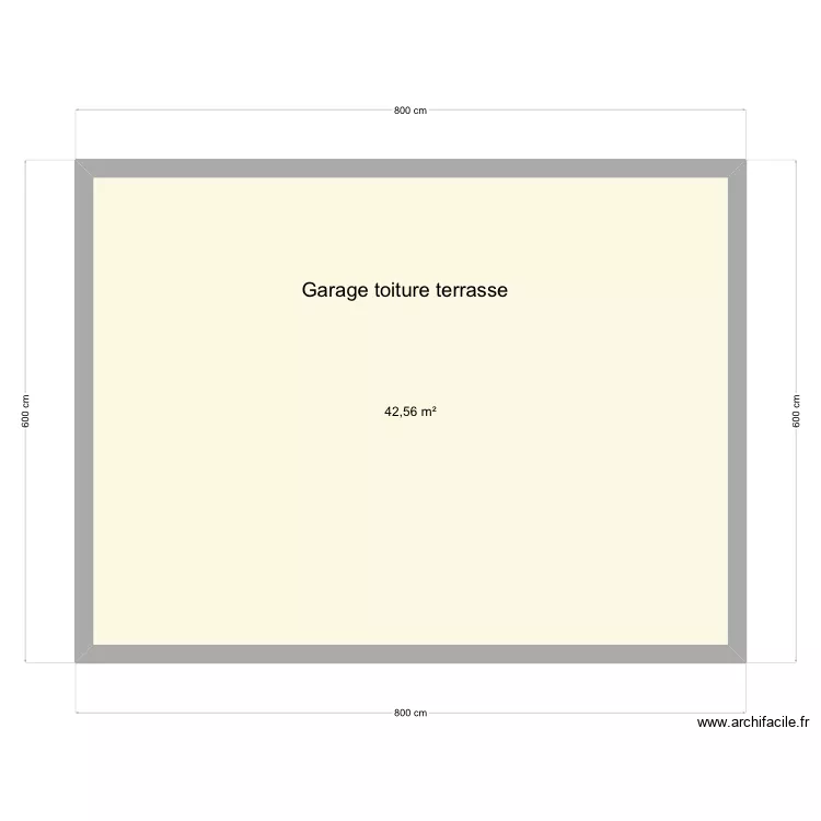 Garage st martial . Plan de 