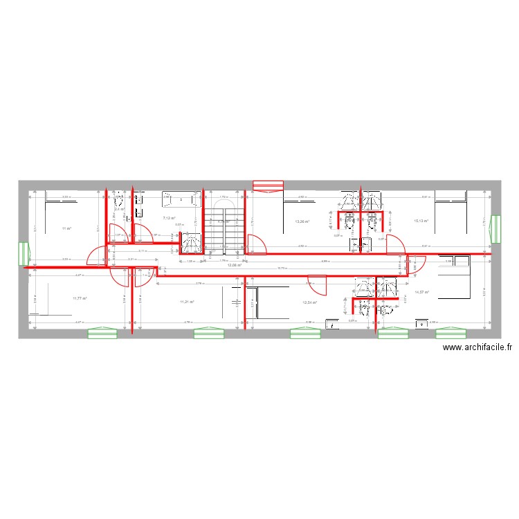 LASSUS étage 2. Plan de 0 pièce et 0 m2