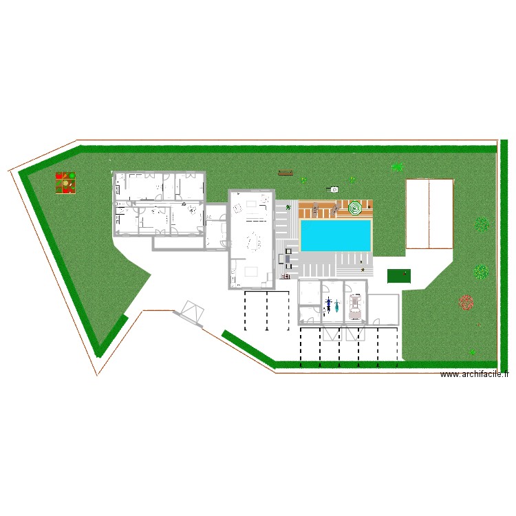 plan maison gareoult troisieme plan  exterieurs suitesuite  surfaces corrigees. Plan de 0 pièce et 0 m2