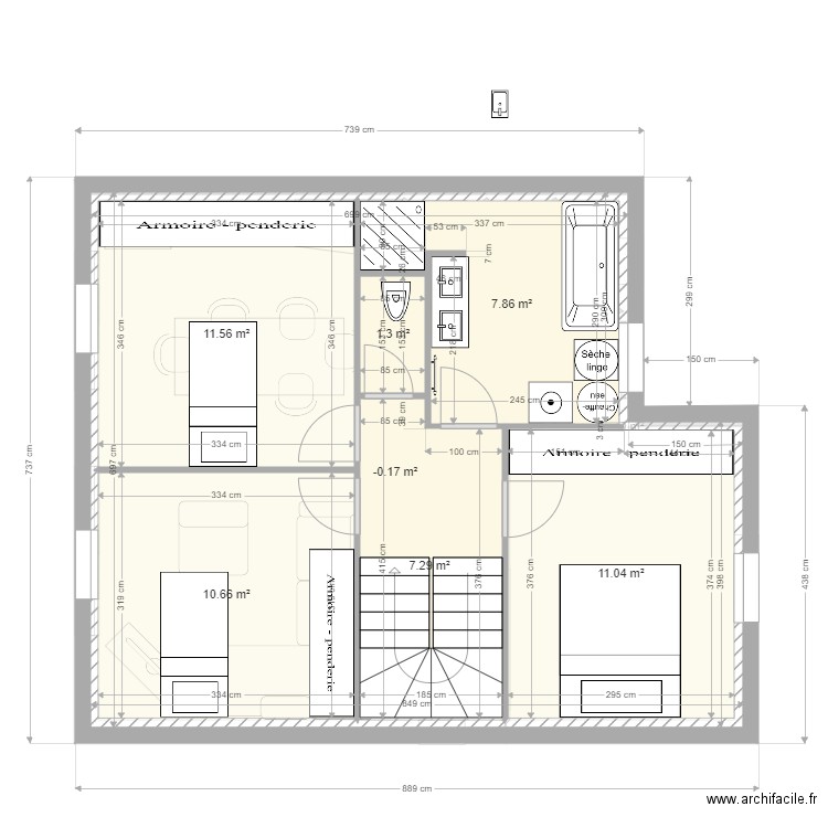 mm2. Plan de 0 pièce et 0 m2