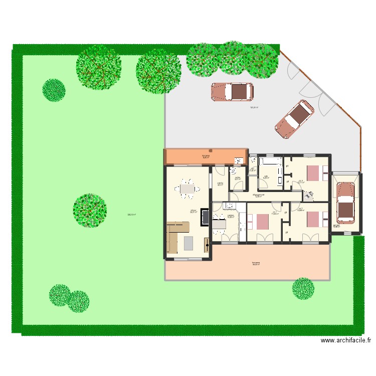 reynaud caucadis. Plan de 15 pièces et 689 m2