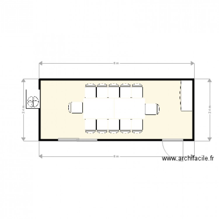 bureau clim. Plan de 0 pièce et 0 m2