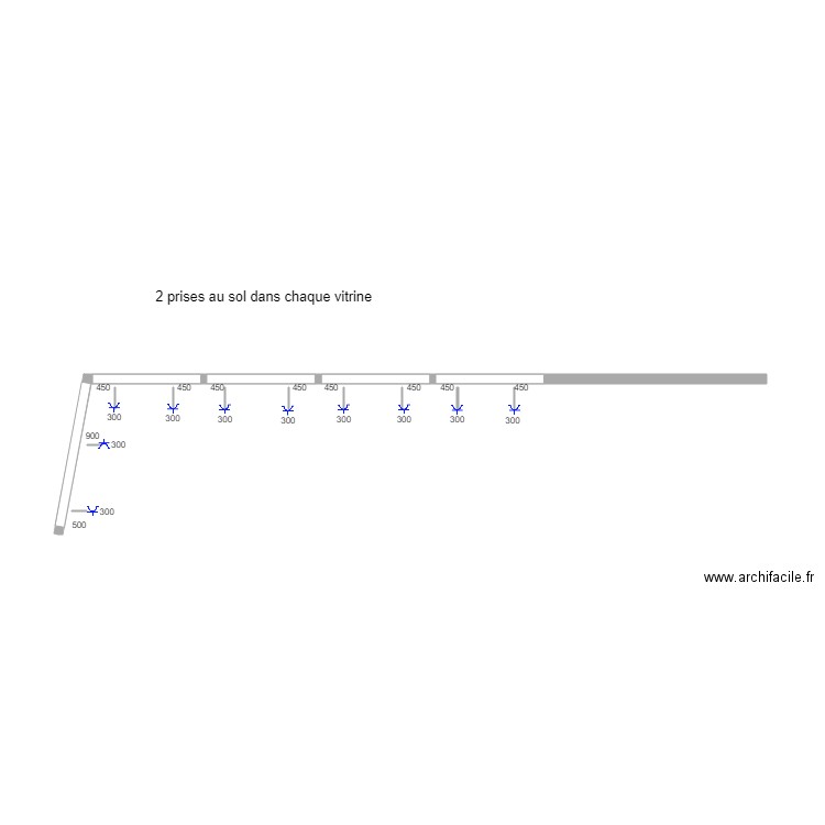 PRISES VITRINES CHATELINEAU. Plan de 0 pièce et 0 m2