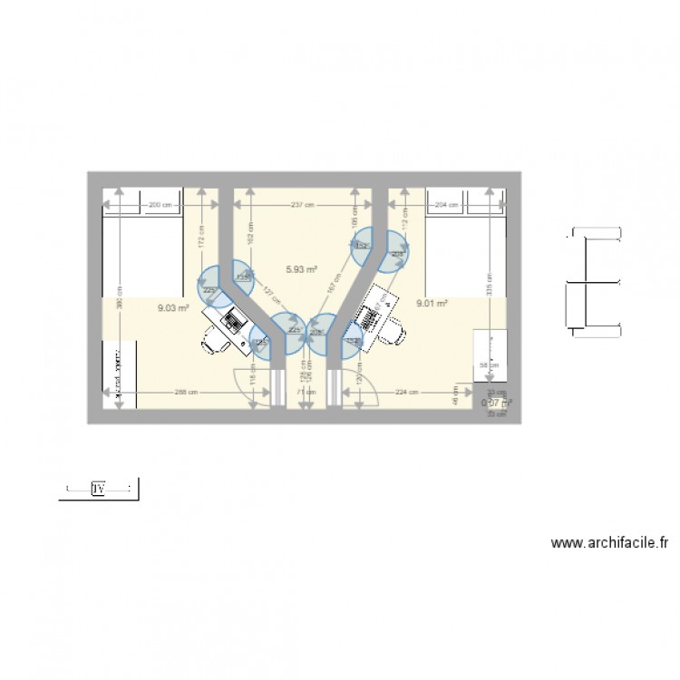 pièce principale coloc 2. Plan de 0 pièce et 0 m2