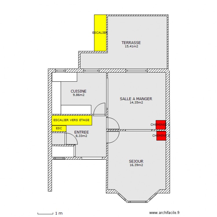 RDC 73 TER . Plan de 0 pièce et 0 m2