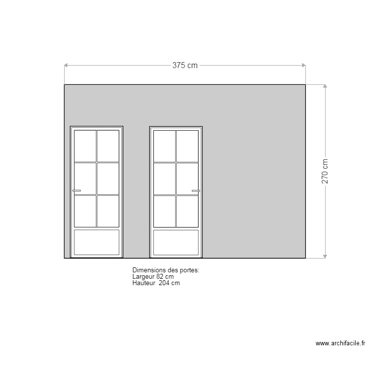 Mur séparation Salonchambres. Plan de 0 pièce et 0 m2