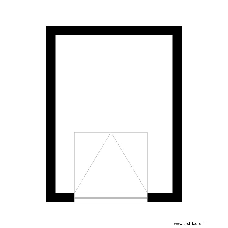 Plan Gambetta BLD. Plan de 5 pièces et 54 m2