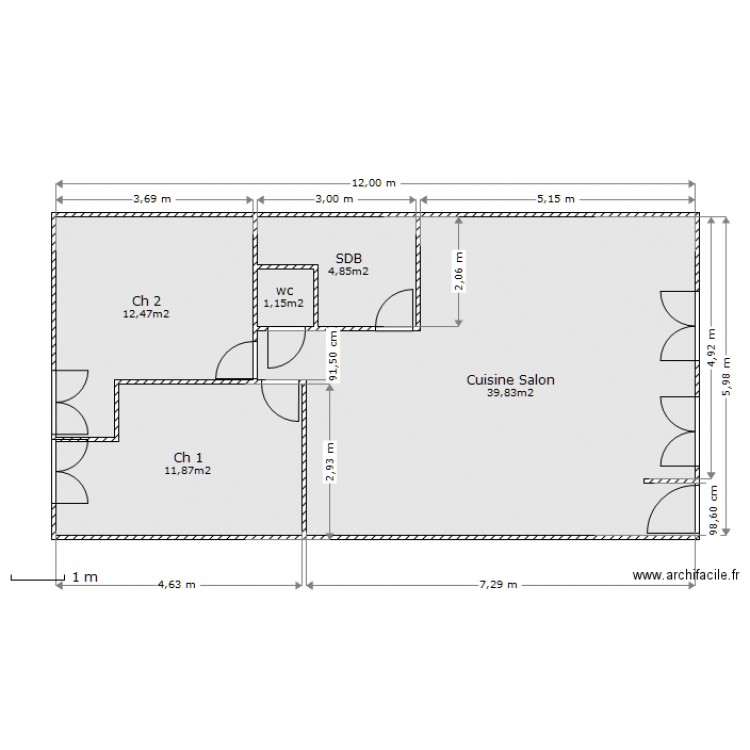 MENZER 1er. Plan de 0 pièce et 0 m2