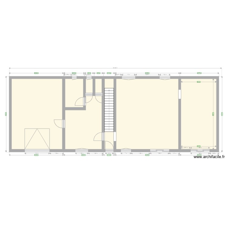necy rdc. Plan de 0 pièce et 0 m2