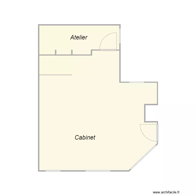 Croquis SCI OCEANE Lot 3. Plan de 