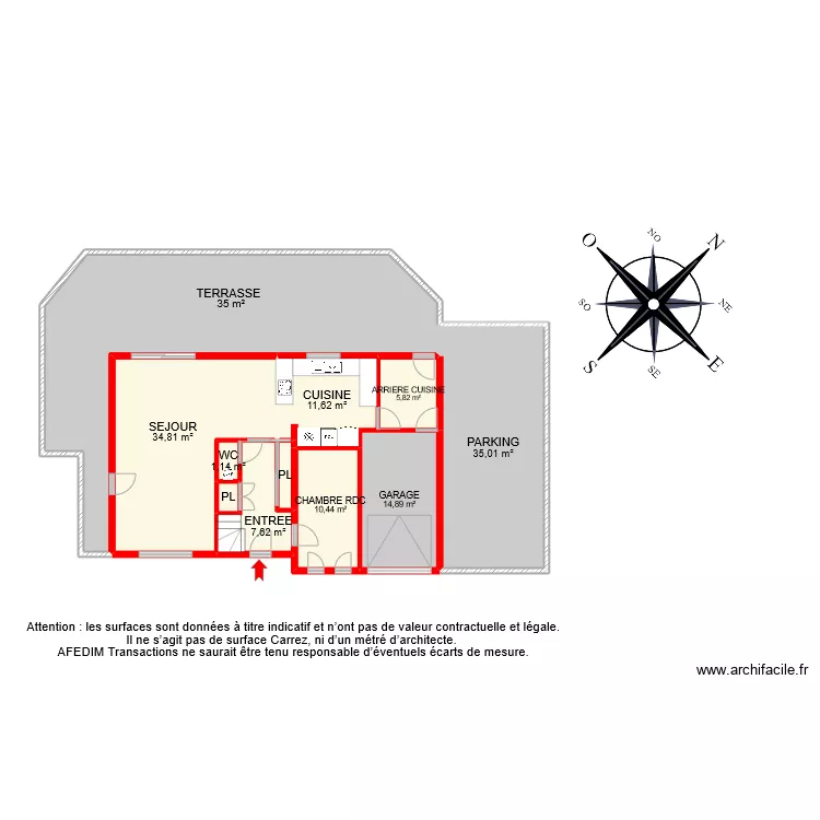 BI 11467 RDC PASCAL. Plan de BI 11467 RDC PASCAL. Plan de