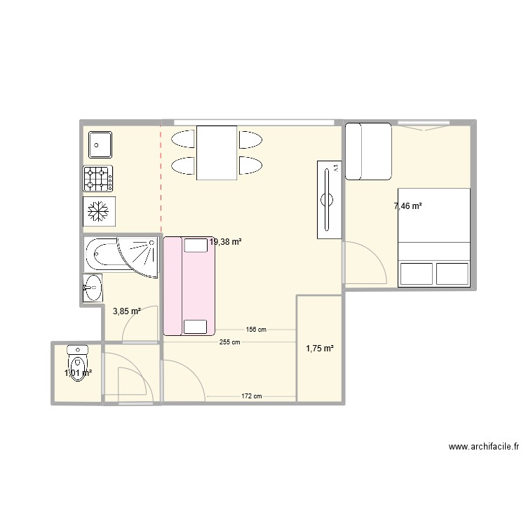 cabourg. Plan de 0 pièce et 0 m2
