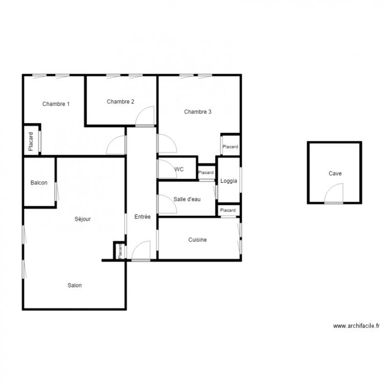 MENAGER. Plan de 0 pièce et 0 m2