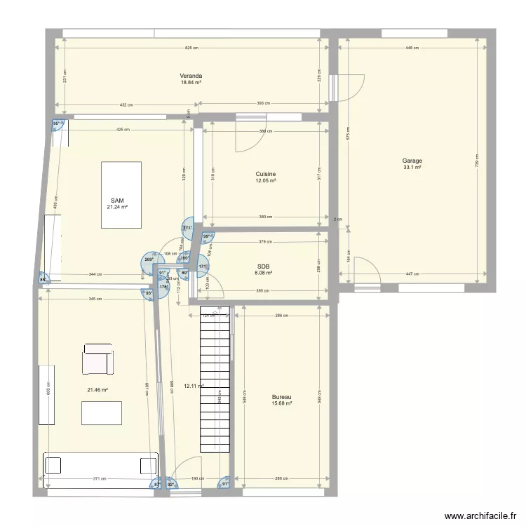 maison brigade piron meubles. Plan de 