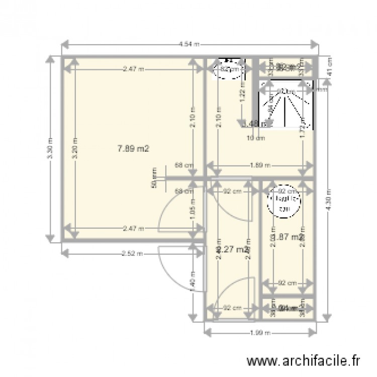 SDB Isabelle. Plan de 0 pièce et 0 m2