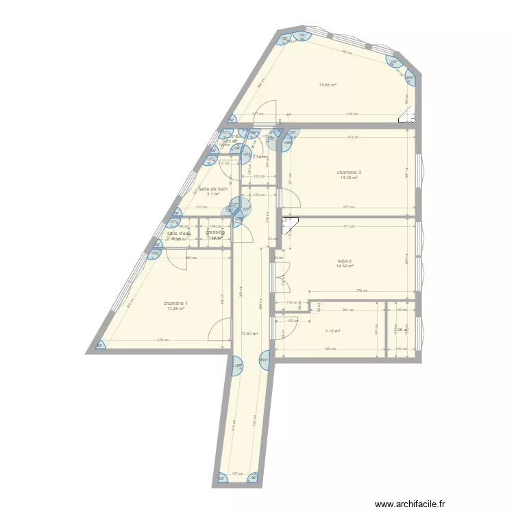 tolbiac 13eme actuel. Plan de 