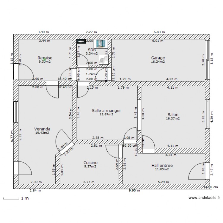 mbjg-type. Plan de 0 pièce et 0 m2