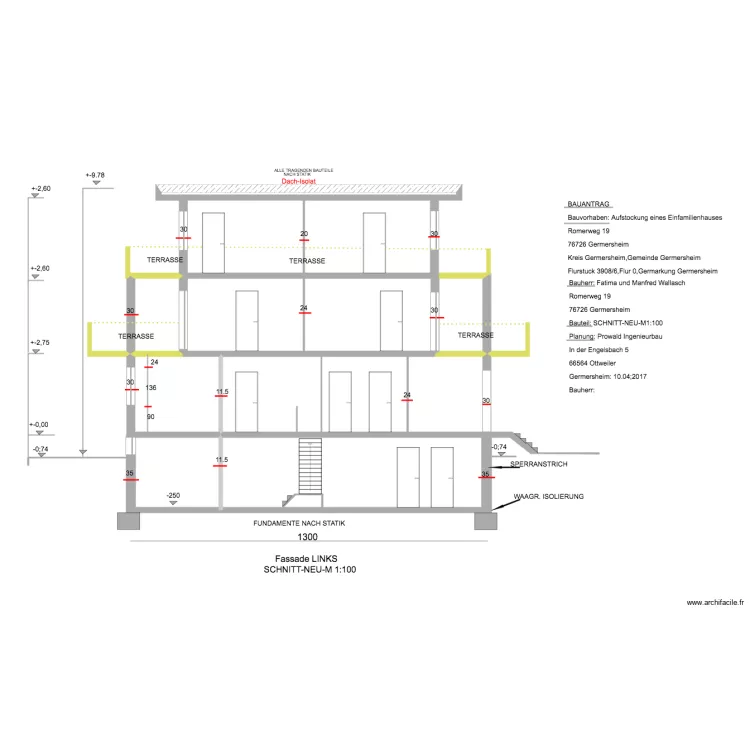 Wallasch COUPE N4. Plan de Wallasch COUPE N4. Plan de