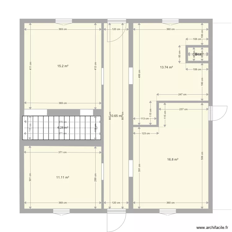 1er étage chambres Aimargues . Plan de 1er étage chambres Aimargues . Plan de