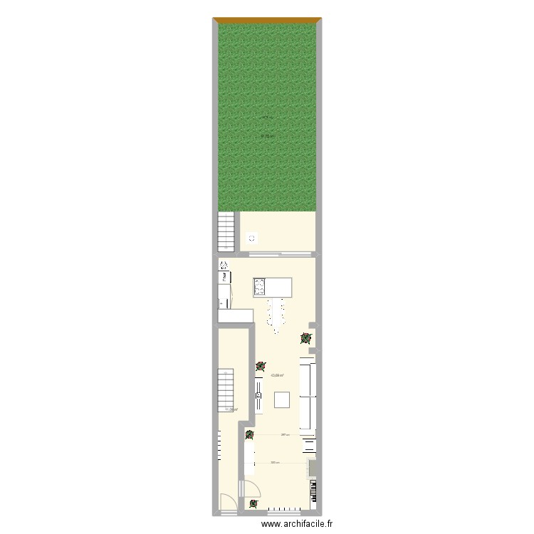 ameneagement rdc v1. Plan de 0 pièce et 0 m2