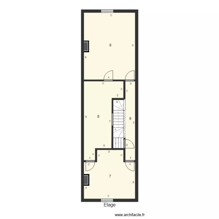185045 Succession BATTEFORT Plomb. Plan de 