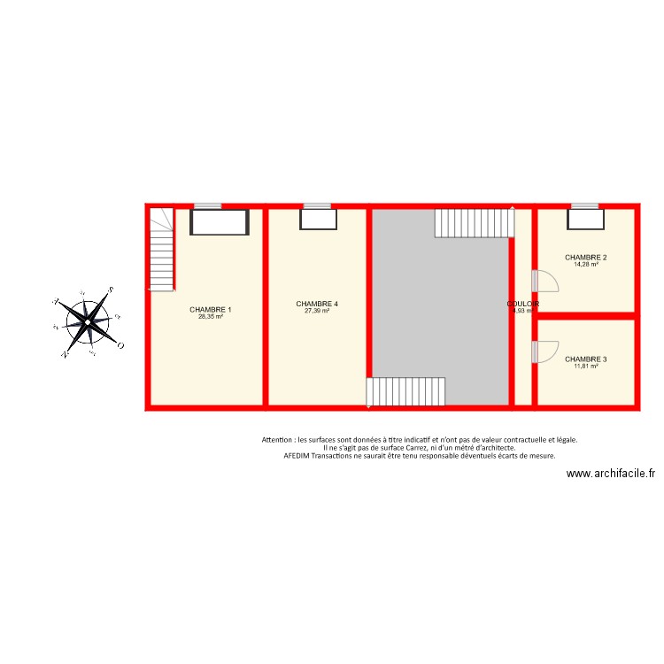 BI 6682 ETAGE. Plan de 0 pièce et 0 m2