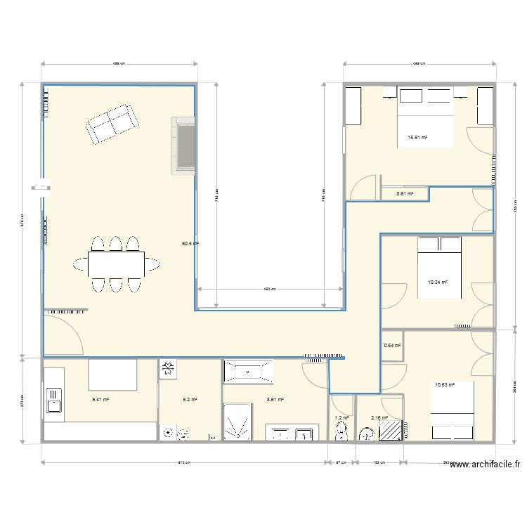 JBML Projet V2. Plan de 0 pièce et 0 m2