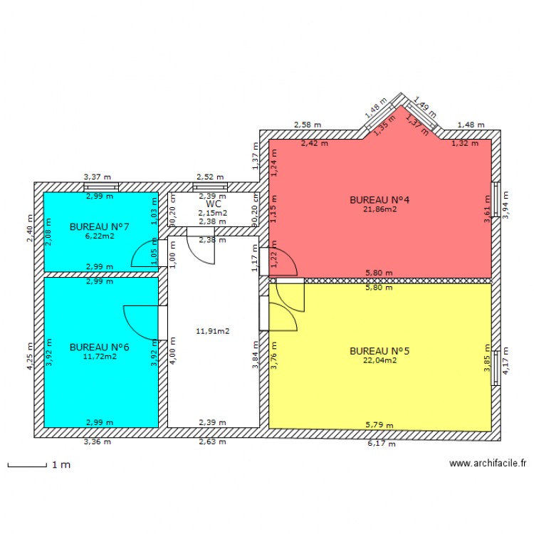 19 2eme étage DEFINITIF1. Plan de 0 pièce et 0 m2