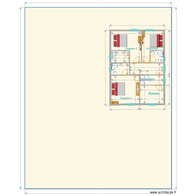 kayiranga etage dimensions. Plan de 0 pièce et 0 m2