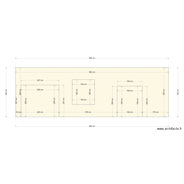BUREAU 5 NEGO FACADE. Plan de 0 pièce et 0 m2