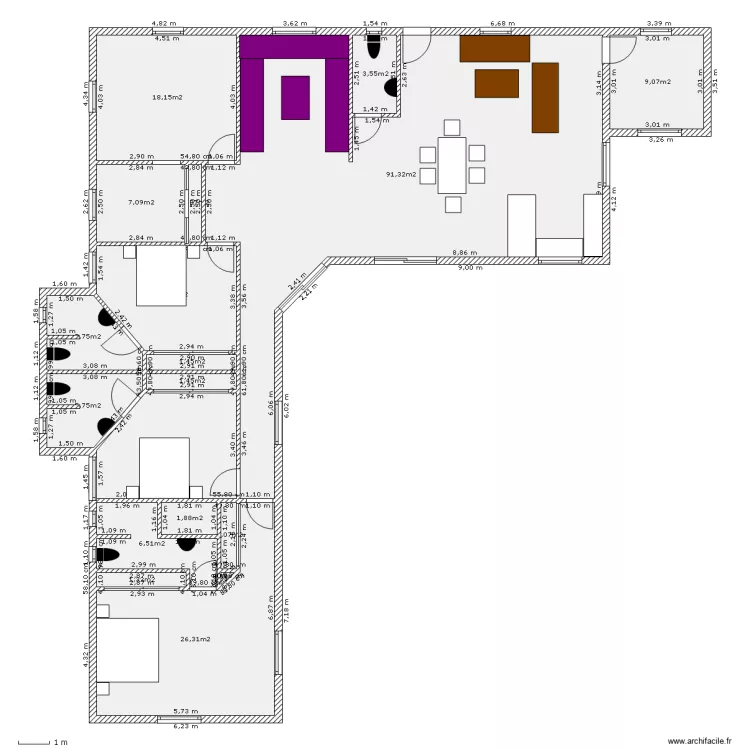 MAISON ADAM. Plan de MAISON ADAM. Plan de